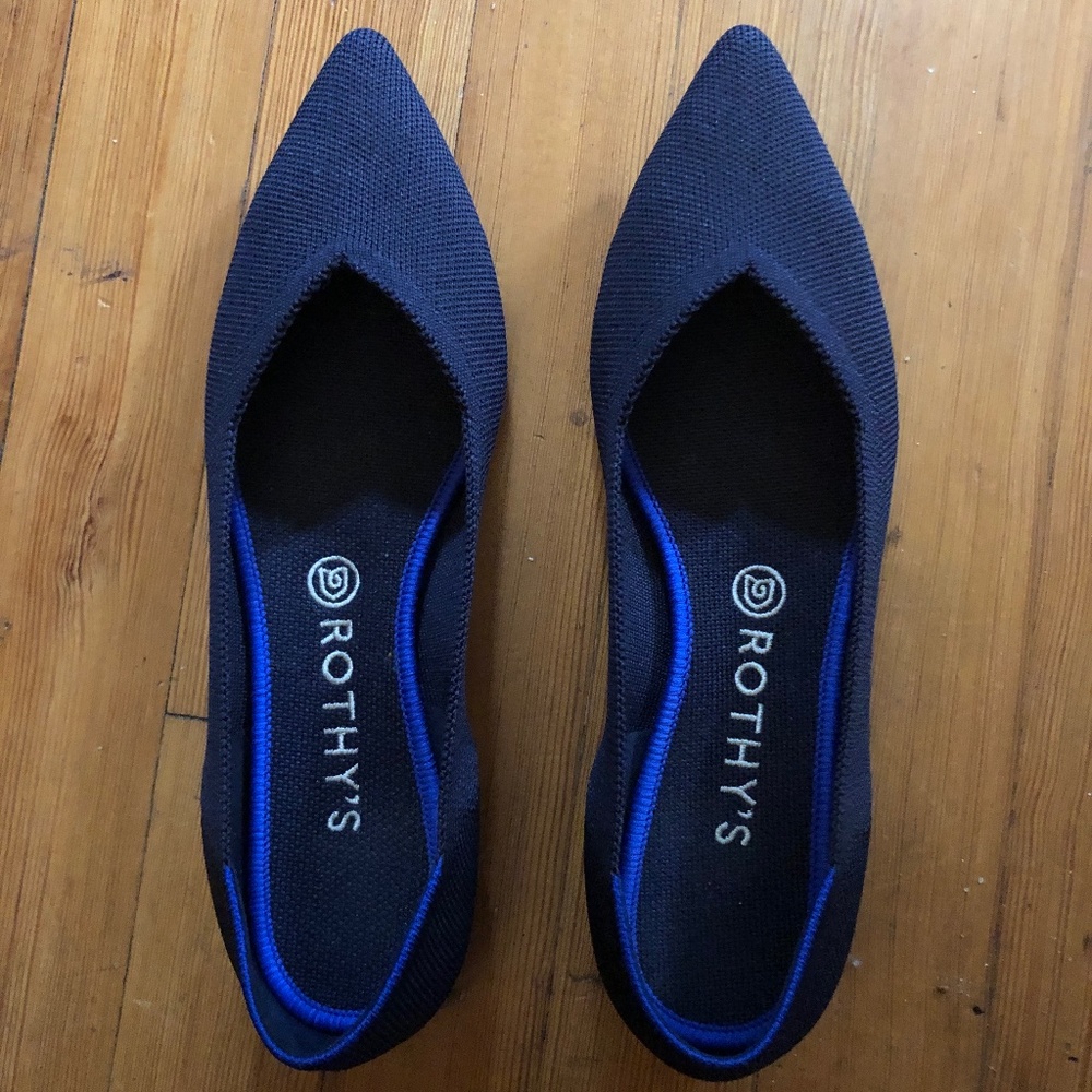 Rothy’s pointed-toe flats